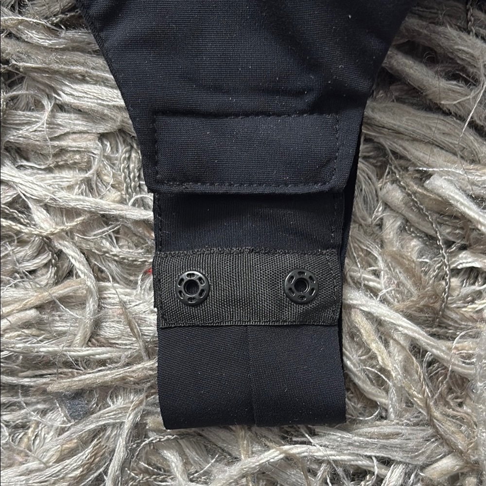 Commando Lightweight Faux Black Button Down Leather bodysuit Size Small - Picture 3 of 14